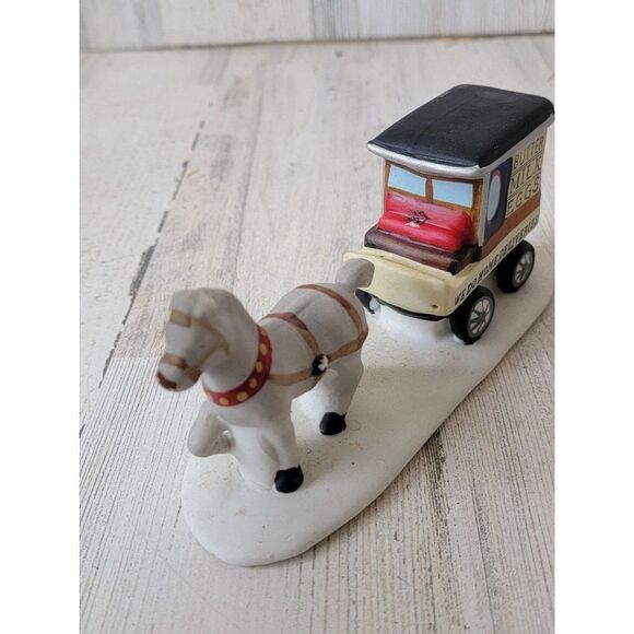 Lemax milk wagon Village accessory butter eggs xmas village accessory - Picture 5 of 9